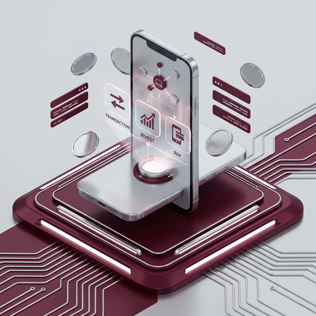 Digital Financial Infographic